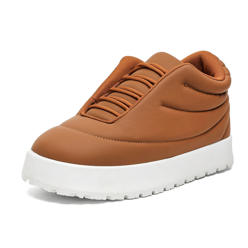 Men Casual Shoes Thick Sole Fashion Simple Design Versatile Soft Triple Brown Green Free shipping