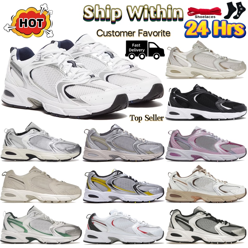 New running shoes White Silver Beige Angora Cream Moonbeam black Ginger Pink Vintage Grey Matter men designer sneakers women platform trainers blalance sports shoe