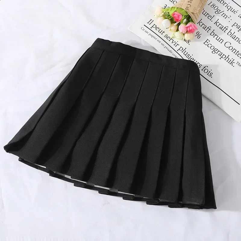 Girls Skirts Autumn Vintage Pleated Plaid Skirts School Teens Girl Spring Kids Skirt Children Clothing 3 4 6 8 10 12 13 14 Years 250206