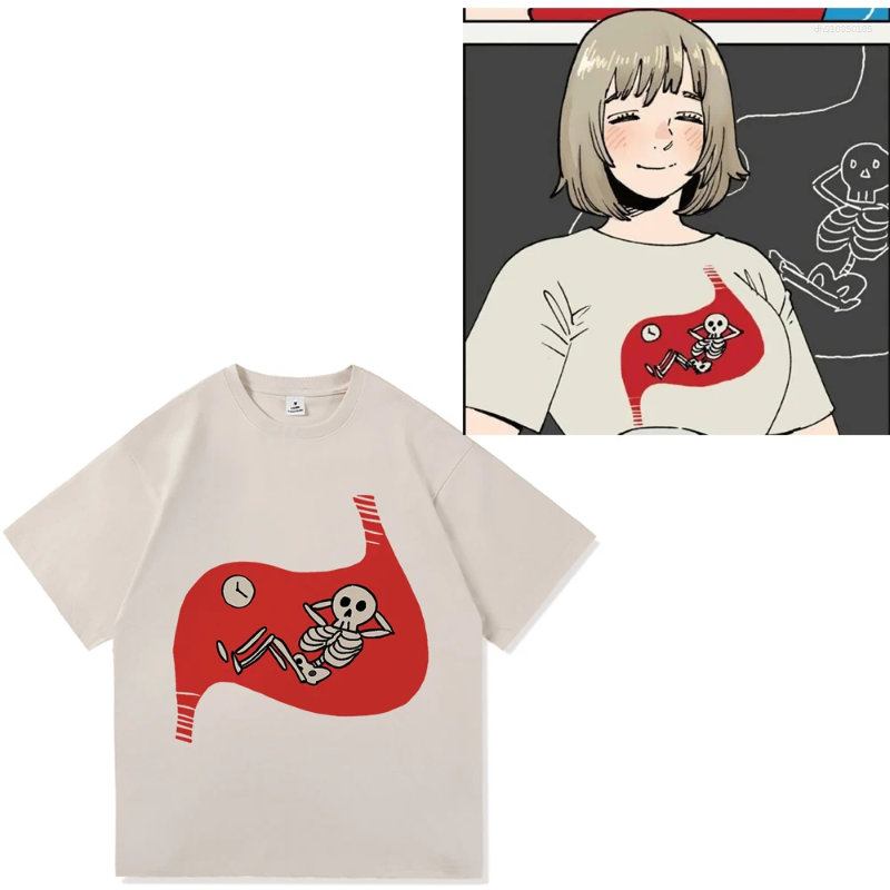 Men's T Shirts Anime Delicious In Dungeon Meshi Laios Touden Shirt Fashion Men Skull Halloween Tshirt Unisex Falin Chimera Cotton Tees