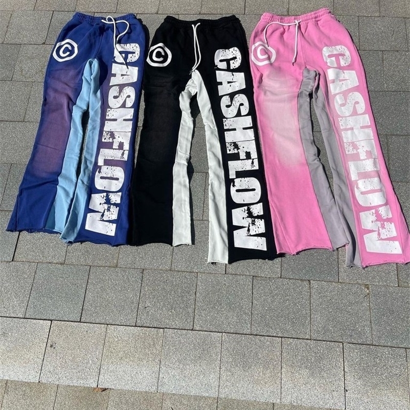 Zsiibo Y2K Womens Sweatpants Bottom printing Stretch Casual Pants Oversize streetwear High Street Vintage Hip Hop Pop Halloween Z260314