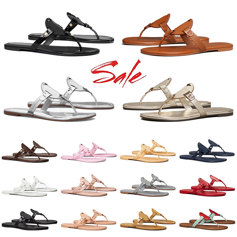 luxury designer sandals miller flip flops embossed womens espadrilles mules slides flats sole platform shoes sandale outdoor sandal top quality w