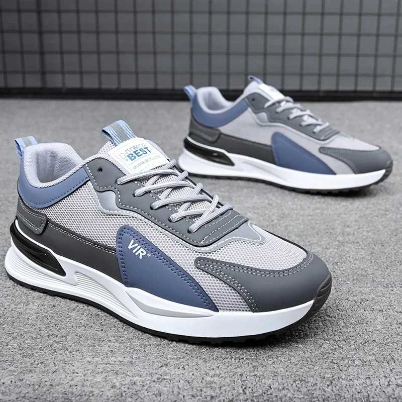 Men Shoes 2024 New Fashion Sneakers for Men Leather Shoes Cfort Lightweight Casual Shoes Outdoor WalkingFootwearC250325