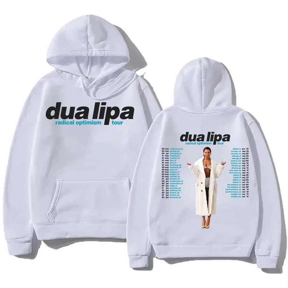 Radical Optimism Tour Hoodies Dua-Lipa Sweatshirts Popular Trends Unisex Pullovers High Strt Loose Casual Clothes Tops CoatsC250206