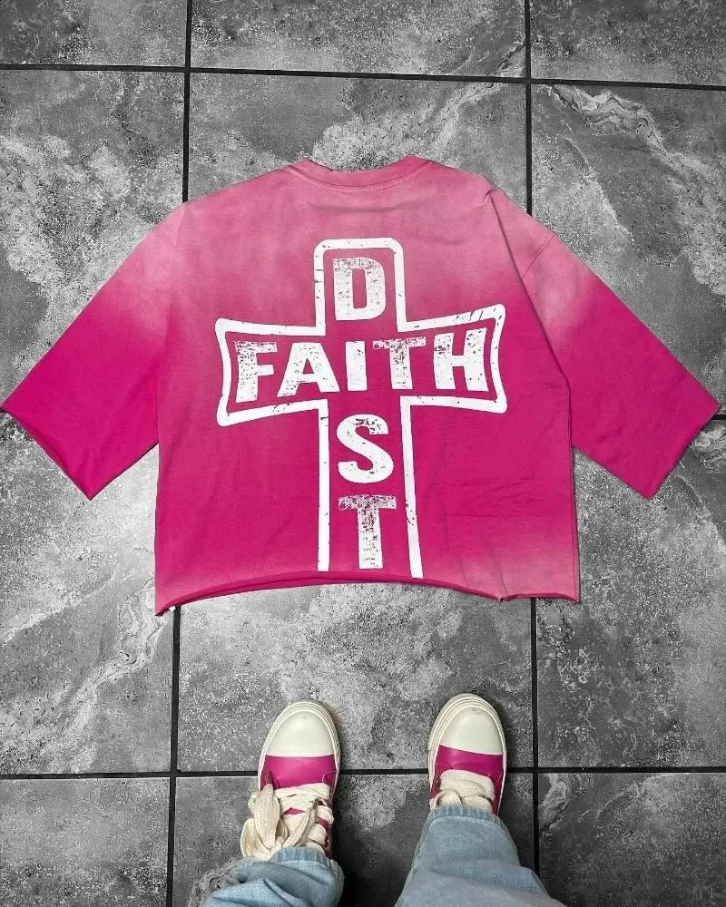 Woman T Shirt Red Green Y2k 100% Cotton Tshirt Streetwear Gothic Korean Clothes Aesthetic Summer Vintage Crop Tops Men 250206