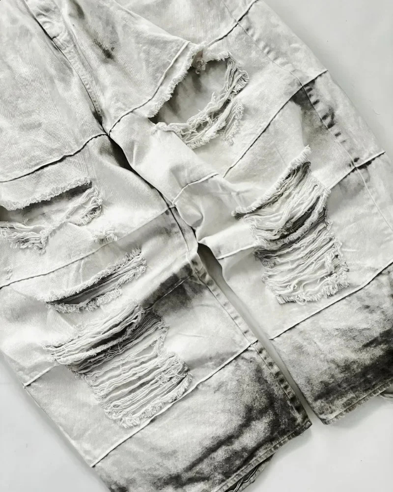 Y2K Baggy Jeans vintage American washed ripped high quality jeans streetwear Goth men women Hip Hop punk Casual wide leg Jeans 250206