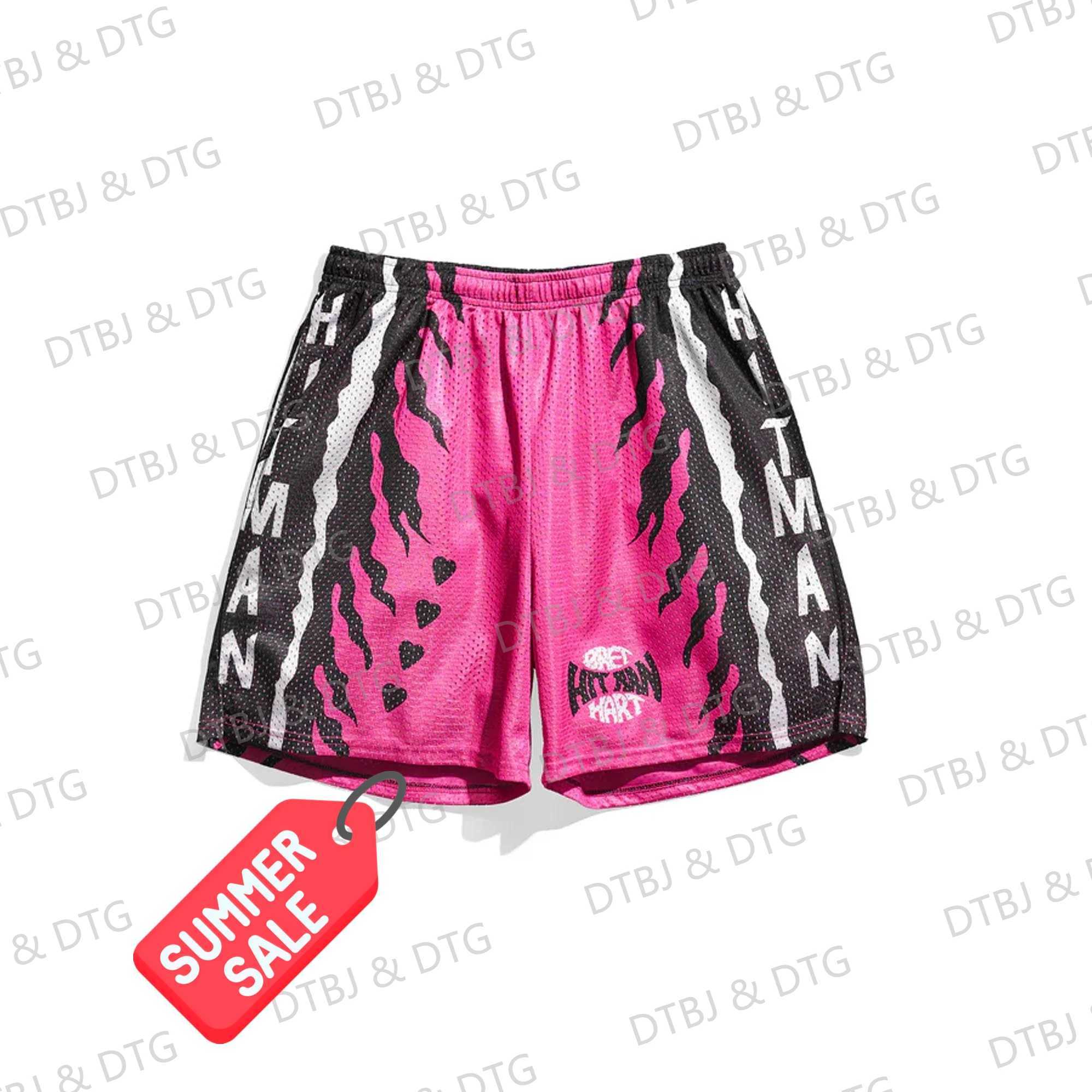 Men's Shorts Bret Hart Killer Drstring Basketball Shorts Bengali Drstring Basketball and Boxing Street Shorts Beach Daily Life Children Adult J250208