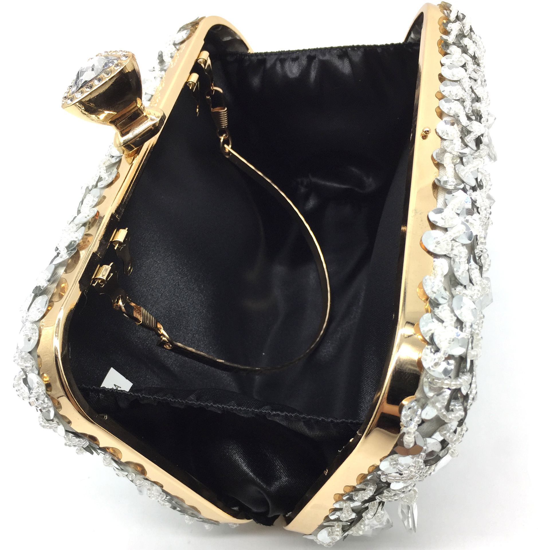 New Embroidery Beaded Bag, Celebrity Sequin Banquet Handbag, Single Shoulder Crossbody Chain Women's Bag