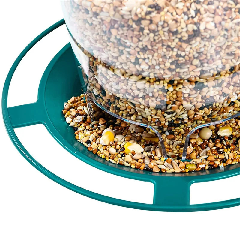 Bird Feeder Automatic Foot Feeding Tool Outdoor Bird Feeder Hanging Nut Feeding Multiple Hole Dispenser Holder Food Container 250121