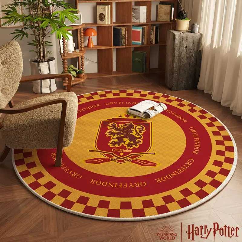Harrys P-Potter Round Rug Chair Cushion Swivel Chair Floor Cushion Esports Chair Living Room Bedroom Bedside Home decoration rugC250206