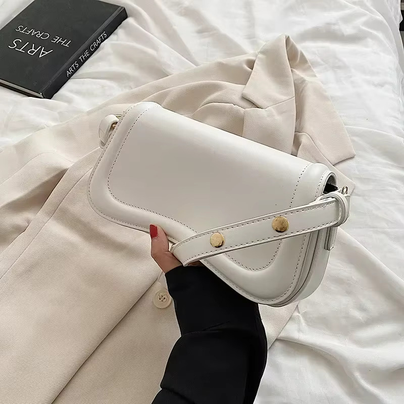 New Designer Shoulder Crossbody Bags For Women Pu Leather Trend Female Underarm Bag Fashion Purse Flap Handbags PU Cartoon
