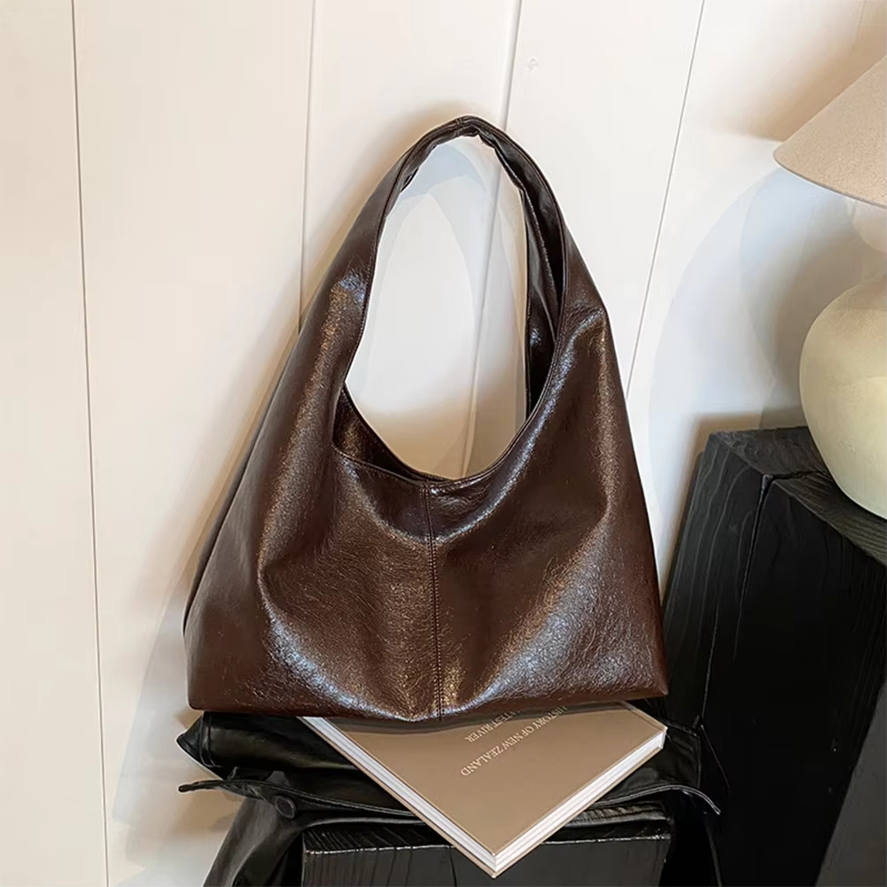 Red Handbag Purse For Women PU Leather Shoulder Vintage Women's Trendy Hobo Bags Y2k Girls Female Causal Commuter Bag PU Cartoon