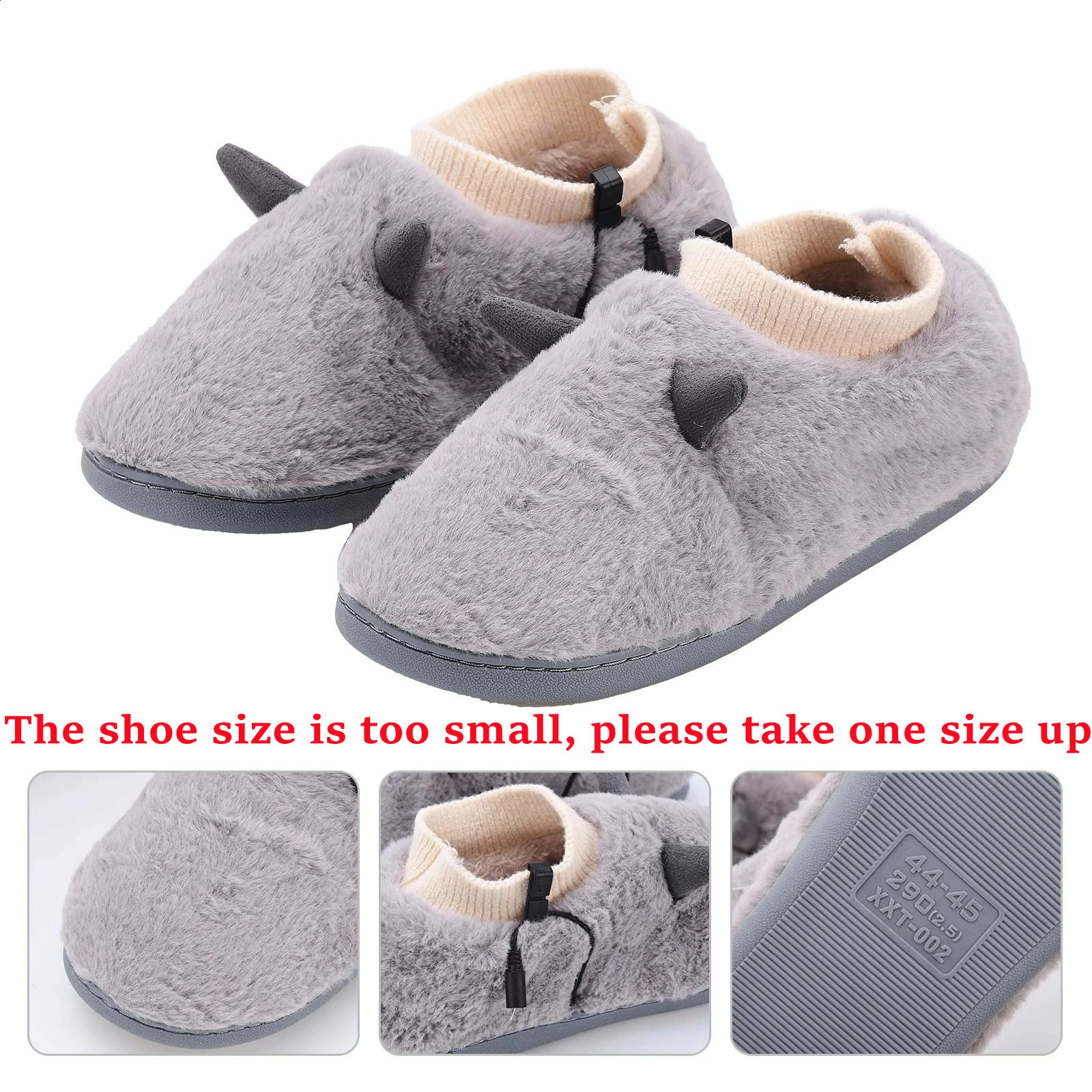 Heated Feet Warmer USB Foot Warmers Winter Shoes Plush Cute Removable And Washable Slippers 250120
