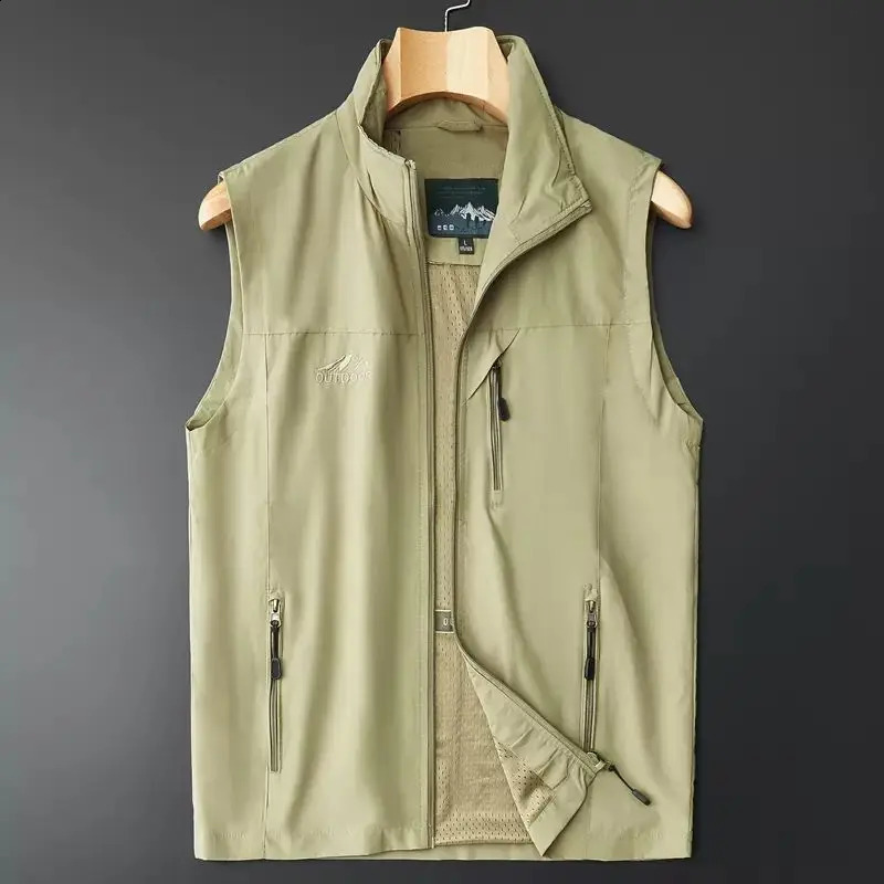 vest for mens summer thin sleeveless camisole for mens casual vest jacket for mens spring and summer vest 250206