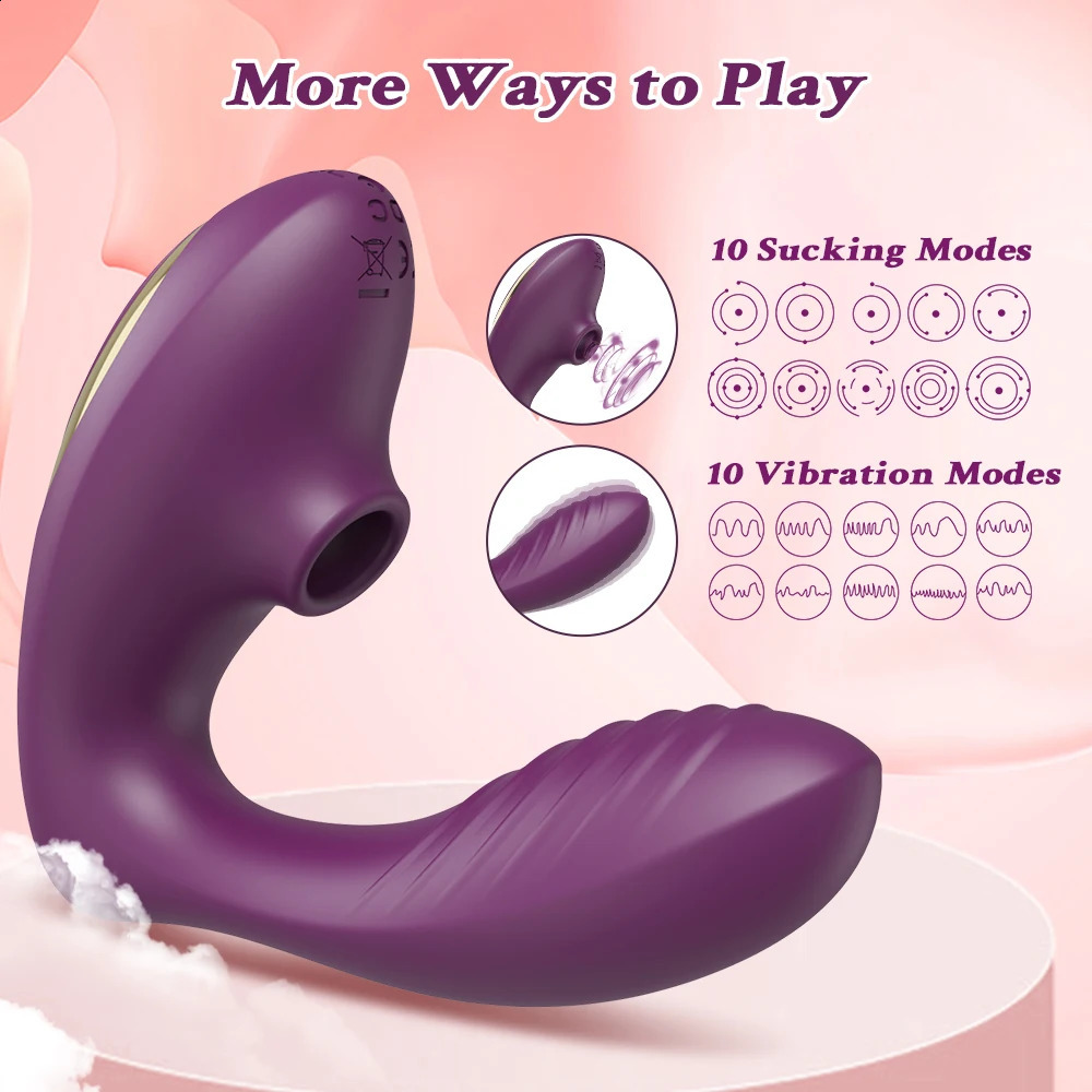 Powerful Sucker Clitoris Vibrator For Women Clit Clitoral Sucking Vacuum Stimulator G-Spot Dildo Vibrating Adults Sex Toys Goods 250114