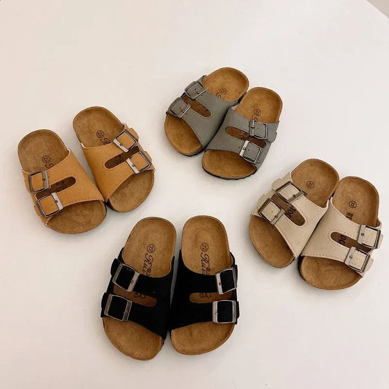 Baby Shoes Soft Slipper Summer Korean Version Boys and Girls Outside Fashion Beach Sandals All-match Unisex Flat Heels 250206