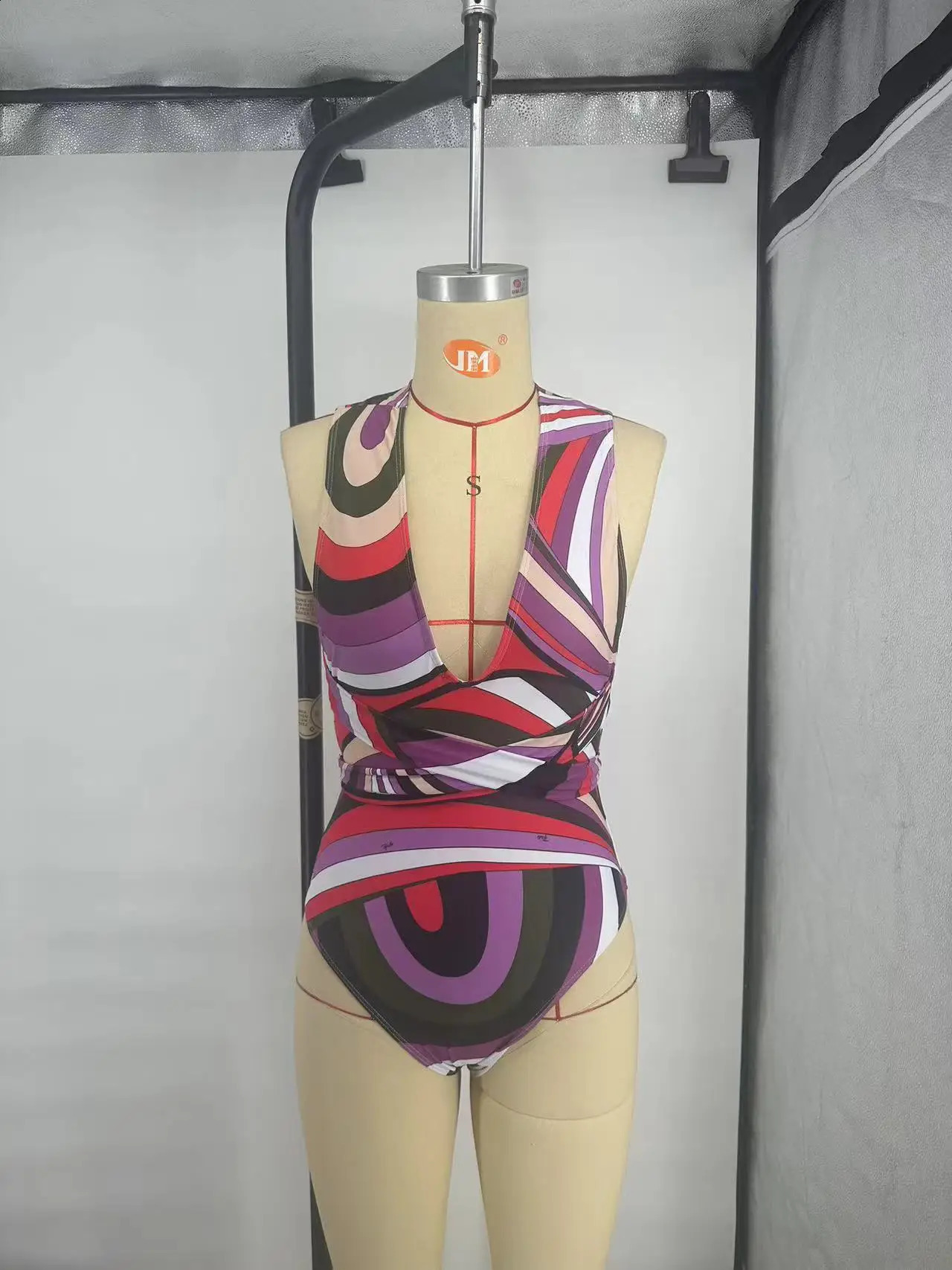 Scarf Bikini Women Swimwear One Piece Beachwear 250121