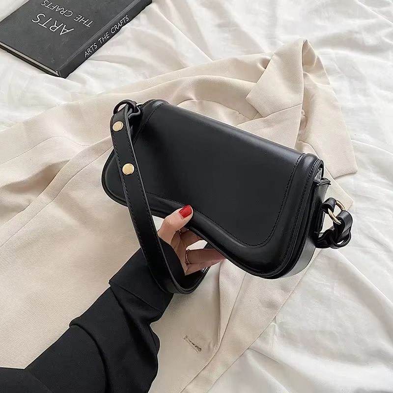 New Designer Shoulder Crossbody Bags For Women Pu Leather Trend Female Underarm Bag Fashion Purse Flap Handbags PU Cartoon