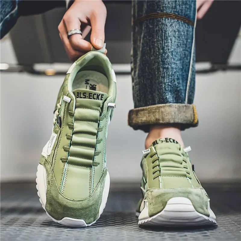 Mens Luxury Sneakers Sports Shoes Moccasins Chunky Men Casual Sneakers Comfortable Breathable Trend Designed Personty Shoes Y250305
