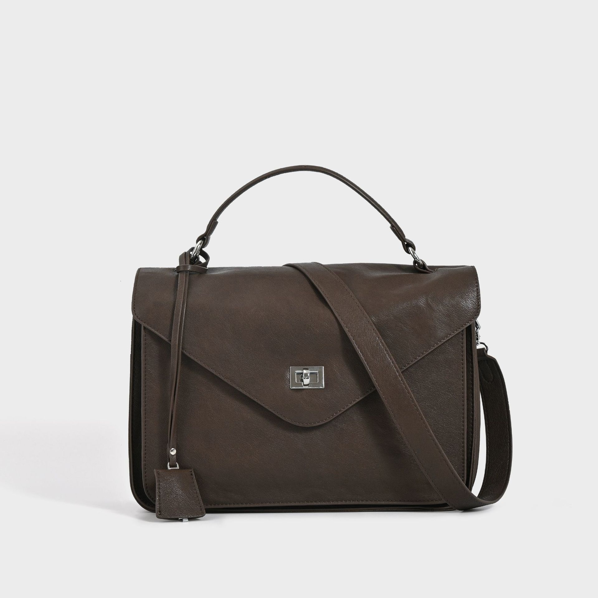 Bag 2024 Autumn New Soft Leather Large Capacity Postman Bag For Women's Fashion Single Shoulder Crossbody Commuter Handbag