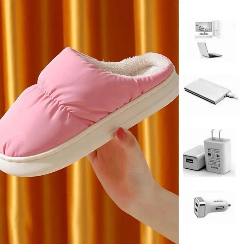 Heated Slippers Electric Heating Slippers USB Foot Warmer Boots Heated Slipper Boot For Men And Women Winter Gifts Christmas 250120