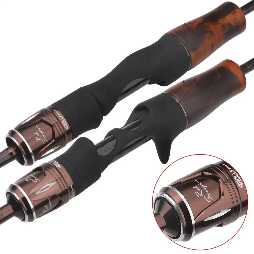 ROLLFISH UL Spinning Casting Trout Fishing Rod Carbon Fiber Super Soft BFS Lure 19g Fast Action 13818M 250107