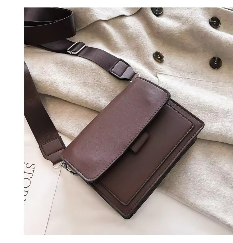Classic Designer PU Leather Crossbody For Women Travel Handle Handbag Fashion Shoulder Messenger Ladies Small Flap Bag PU Cartoon