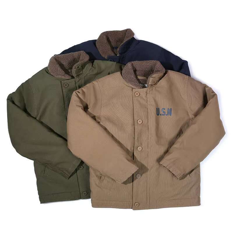 OKONKWO Winter Deck Jacket Men Outdoor Climbing Training Hunting Combat Sports Battle Sport Thick Lamb Cashmere Cotton Coat N1