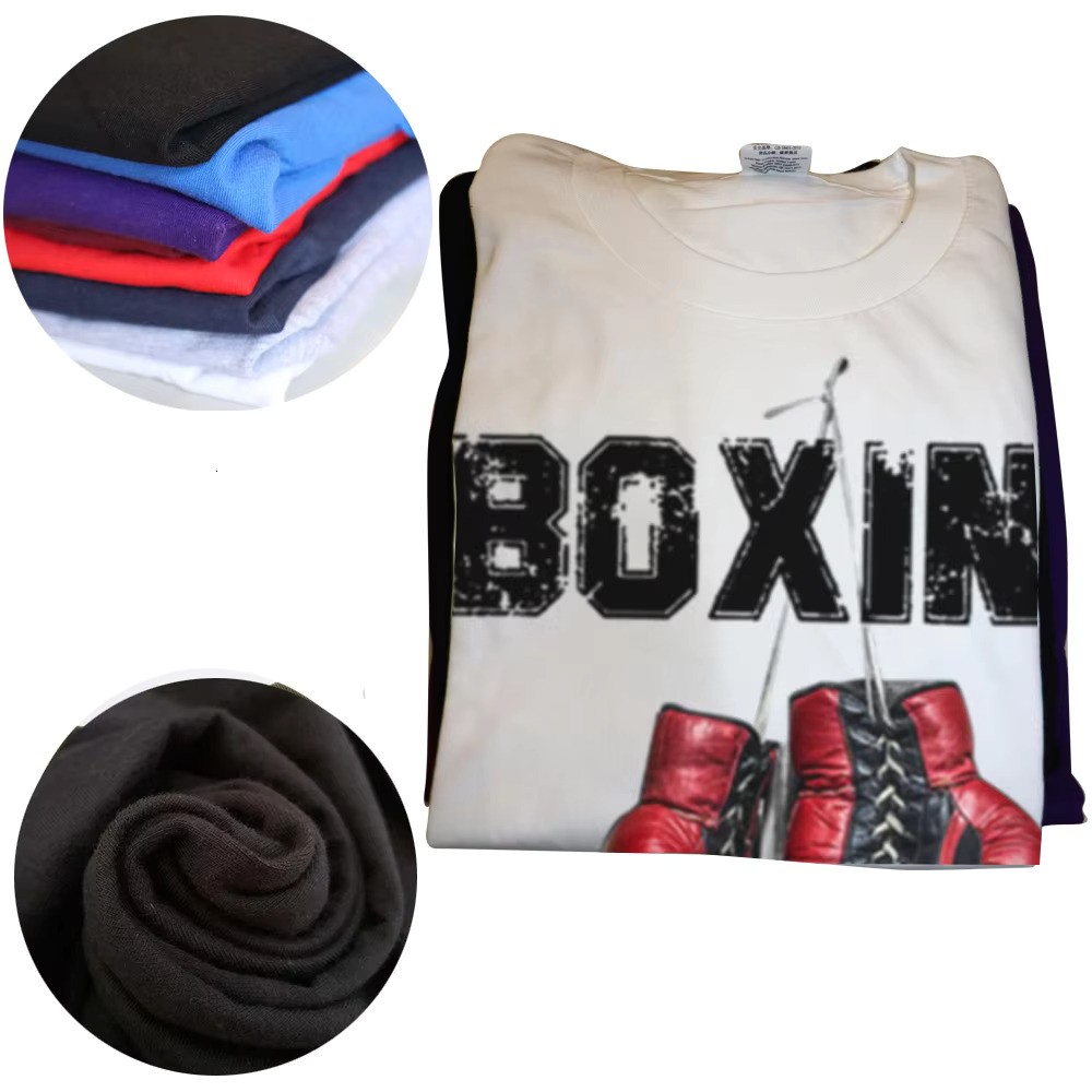 Funny I Love Boxing T Shirts Graphic Cotton Streetwear Short Sleeve Birthday Gifts Summer Style T-shirt Mens Clothing