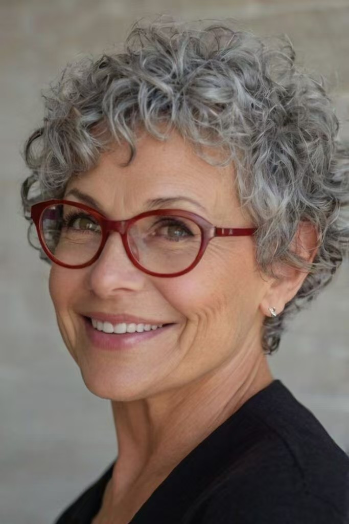 Salt and pepper silver grey raw virgin human full lace wig custom european Short bob pixie curls 5x5 hd 13A