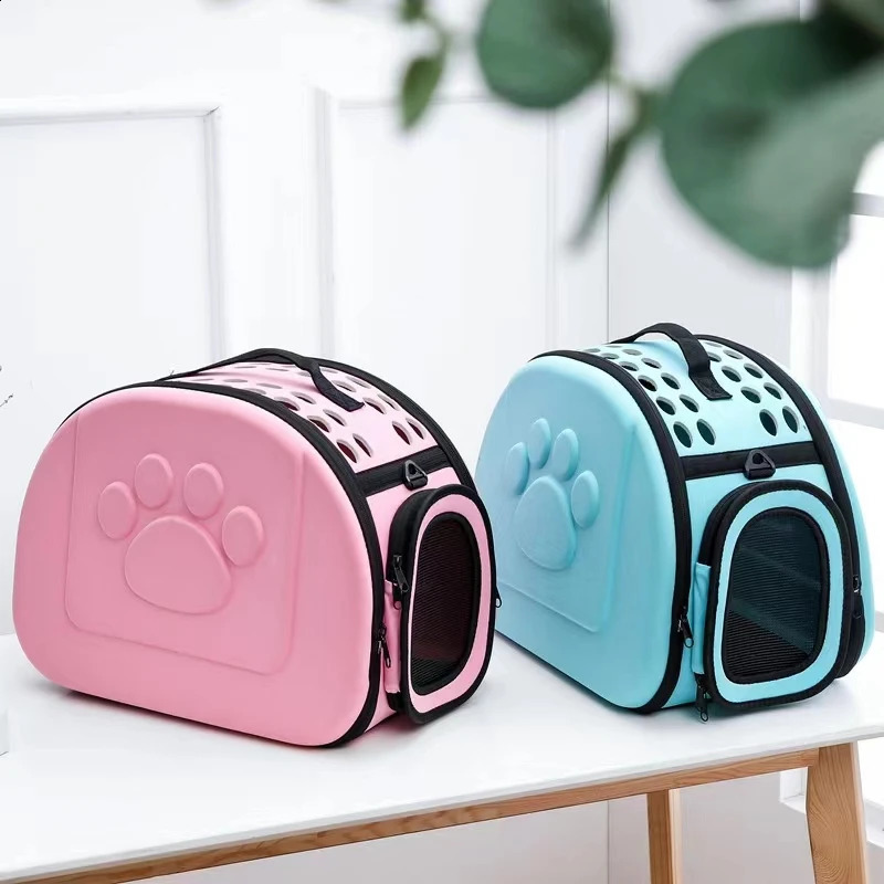 Pet Bag Portable Outdoor Cat Foldable Dog Travel Pet Bag Puppy Carrying Shoulder Cat Dog Bags 250121