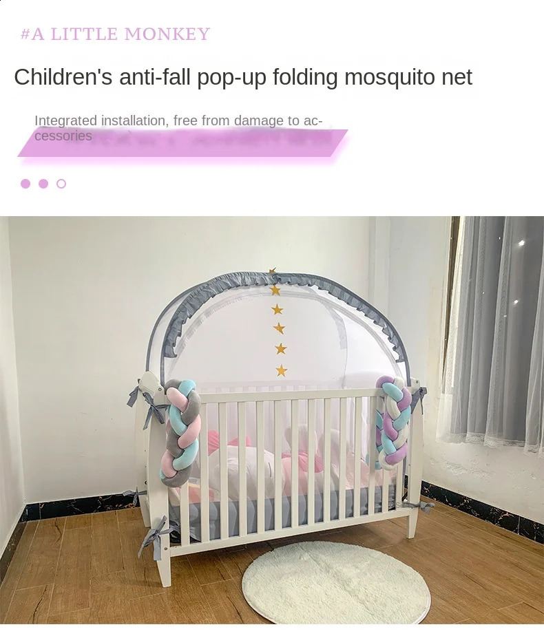 Automatic Ejector Free Collapsible Yurt Net for Infants and Children 250206