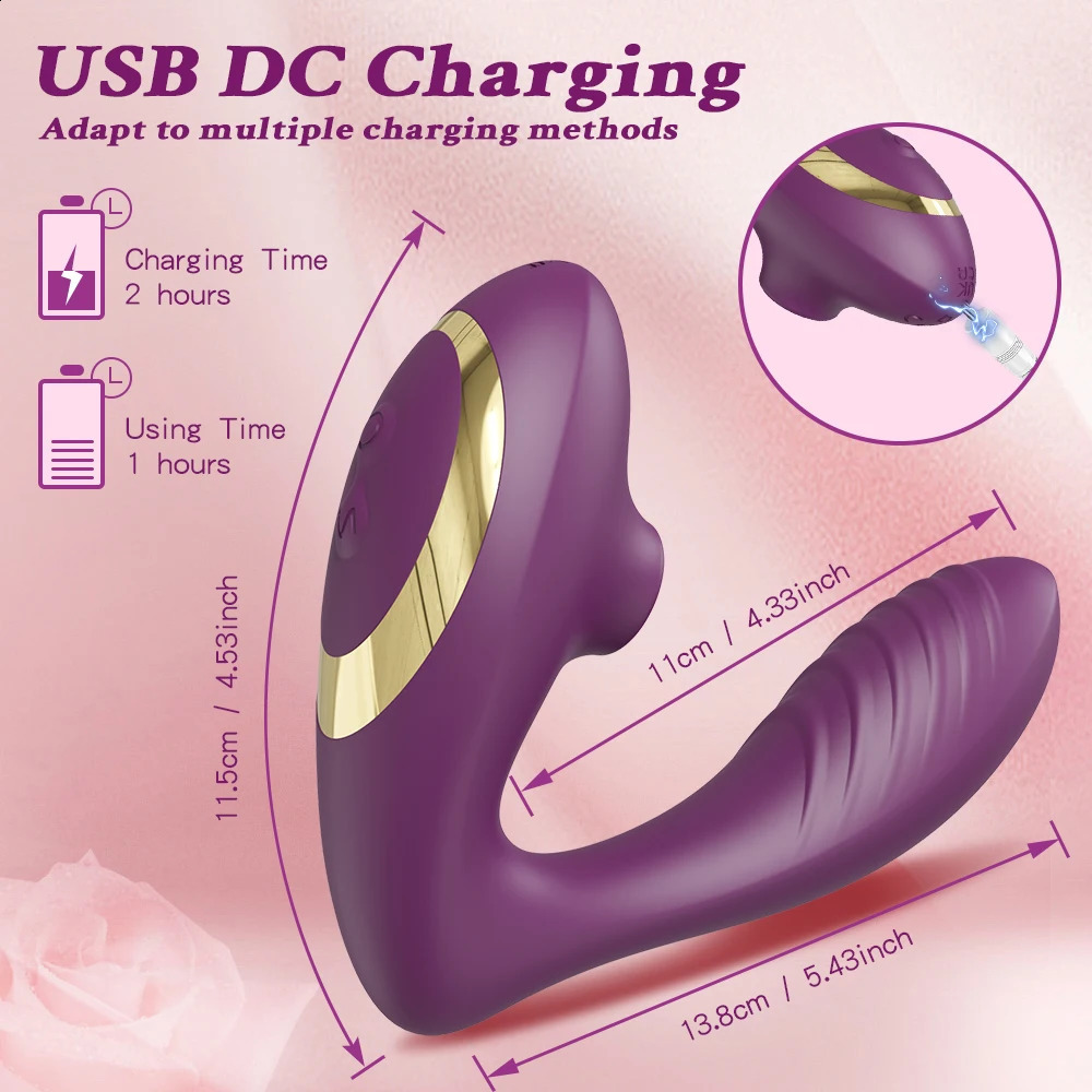 Powerful Sucker Clitoris Vibrator For Women Clit Clitoral Sucking Vacuum Stimulator G-Spot Dildo Vibrating Adults Sex Toys Goods 250114