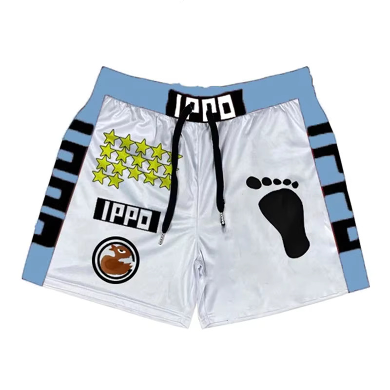 Hajime no Ippo Anime Shorts Men Makunouchi Manga Print Gym Shorts Quick Dry Mesh Short Pants Cosplay Fitness Baggy Boxing Shorts