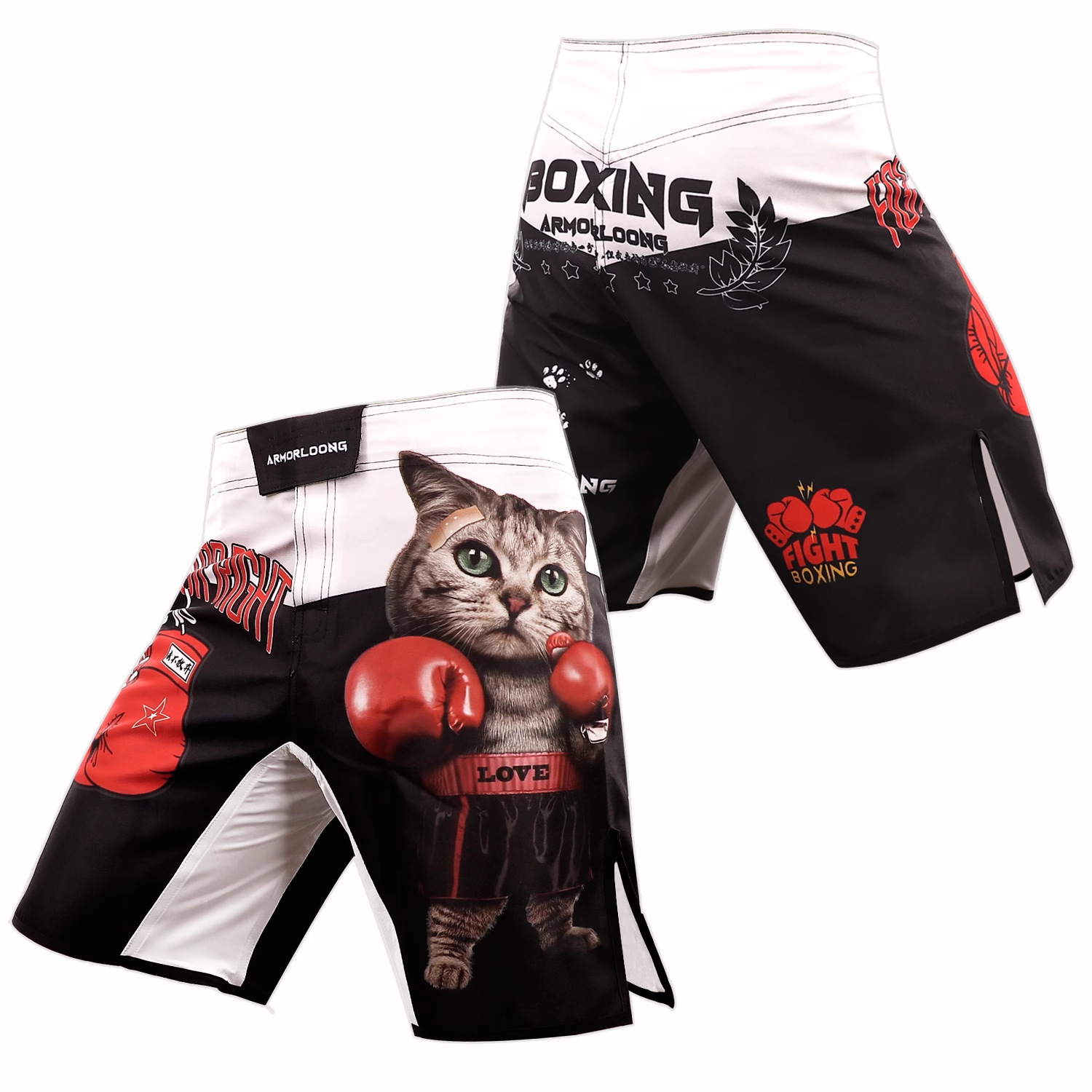 Muay Thai Pants Breathable Fight MMA Shorts Men Women Junior Gym Martial Arts Grappling Kickboxing Cage Fighting Training Trunks