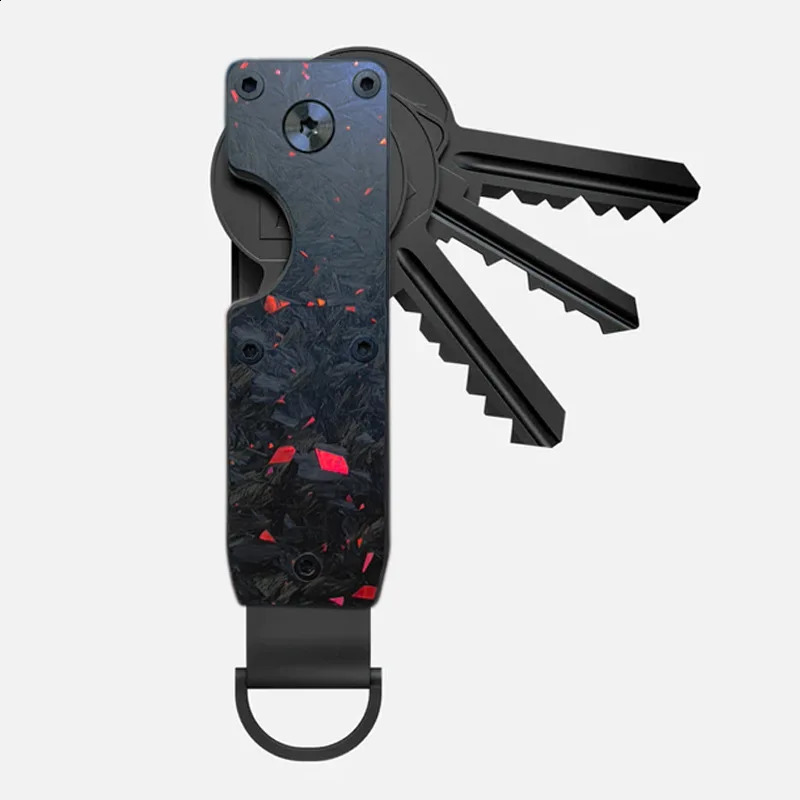 Car Key Pouch Bag Case Wallet Holder Chain Key Wallet Ring Collector Housekeeper Pocket Key Organizer Smart Keychain 250206