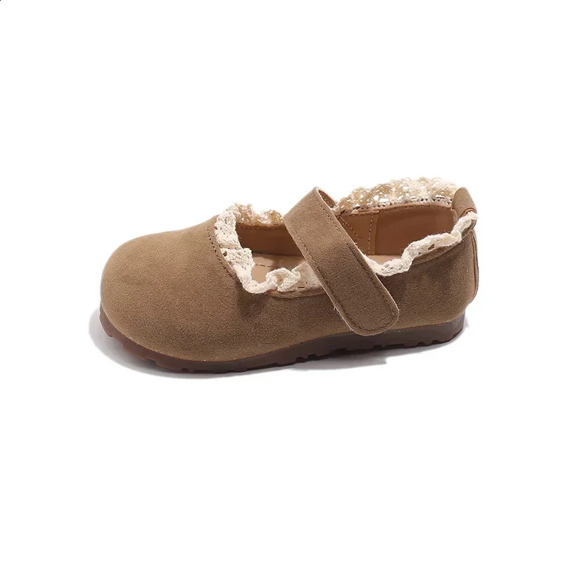 Children Flats Shoes Spring Autumn Shallow Girls Shoes Soft Sole Non Slip Kids Princess Shoe Lightweight Toddler casual Shoes 250206