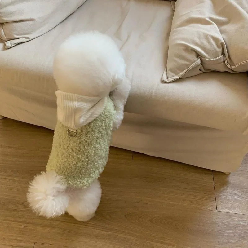 Winter Dog Coat Puppy Warm Clothes Fleece Dog Vest Jacket Chihuahua French Bulldog Bichon Clothing Pet Hoodies Dog Costume 250206