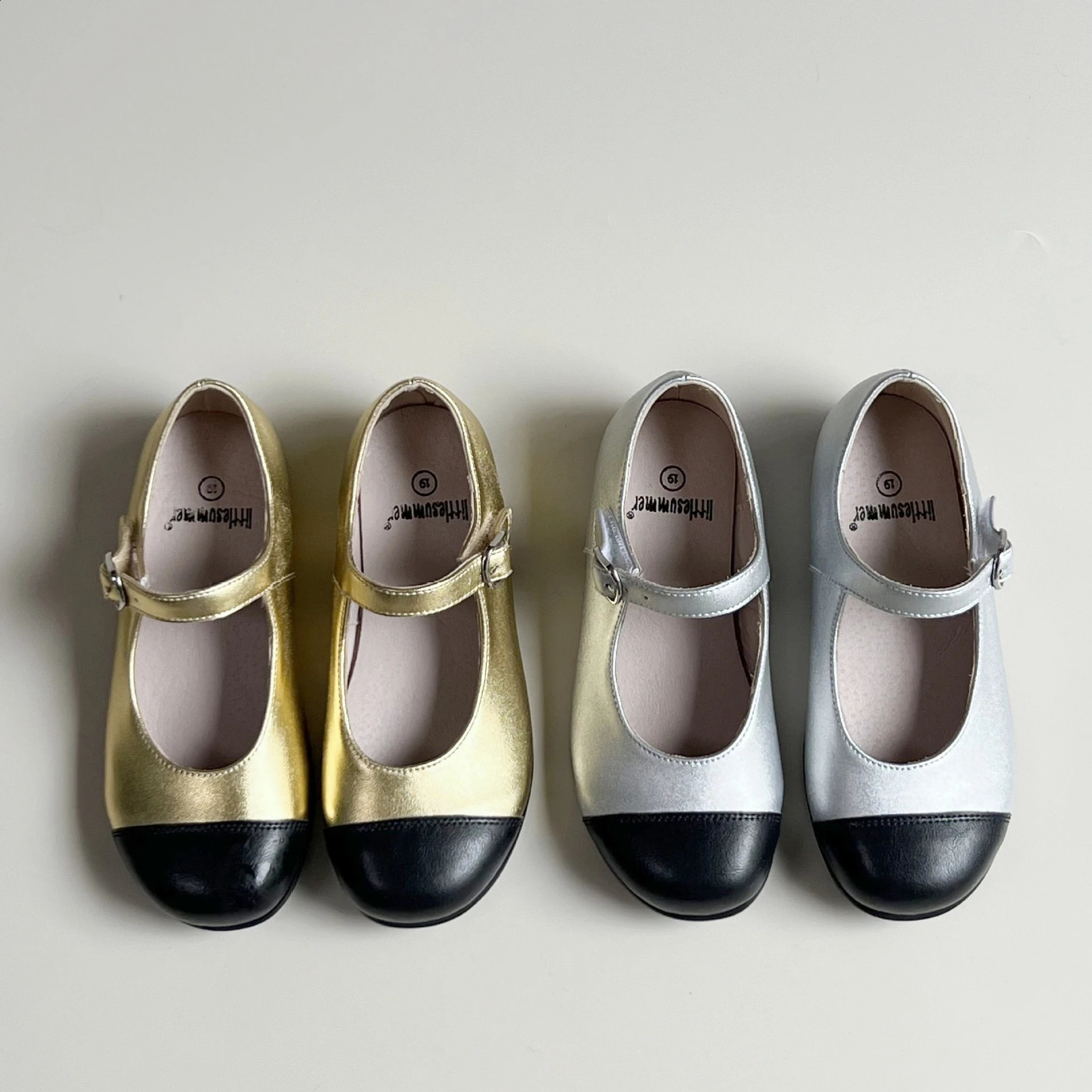 Genuine Leather Childrens Flats Fashion Mary Jane Girls Casual Shoes High Quality Cow Leather Mixed Colors Kids Dance Shoes 250206