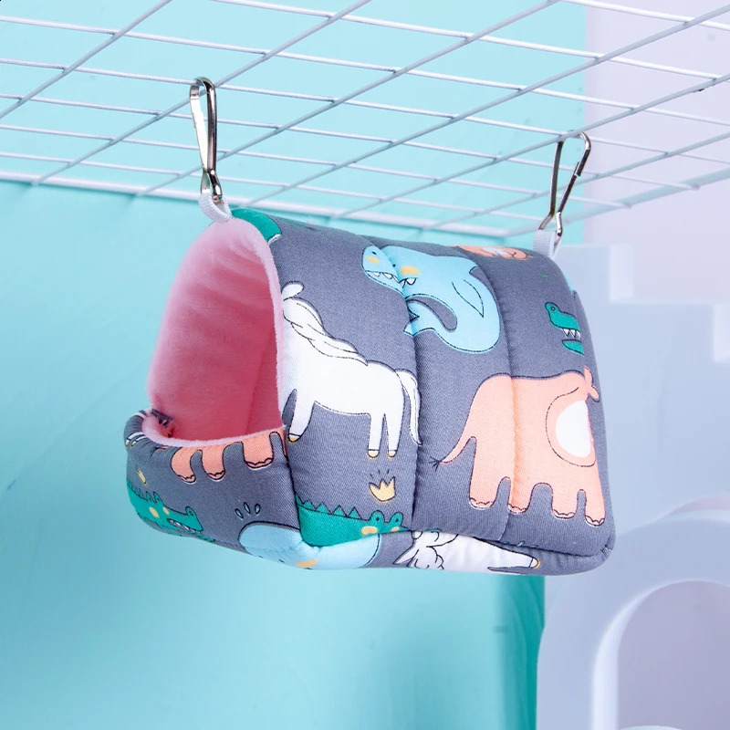 Rodent Hammock Guinea Pig Bed Hamster Bed Rodents Ferret Hammock Guinea Pig Accessories Chinchilla House Pet Guinea Pig Goods 250206
