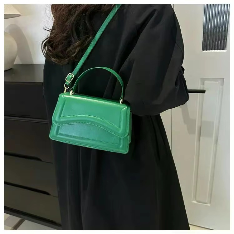 High Quality PU Leather Handbag Purse Women's Bag Solid Color Shoulder Crossbody Bags Lady Messenger Small Tote For Women Girls PU Cartoon