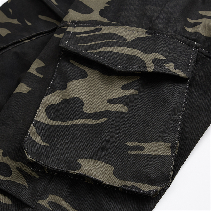 Outdoor Camouflage Pants Women Cotton 100 Cargo Pants Trousers Womens Wide Leg Baggy Sweatpants Street Fashion Women Clothing