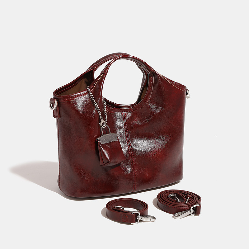 Bag New 2024 Versatile Commuting High-End Large Capacity Tote Simple Single Shoulder Crossbody Bag, Handbag For Women