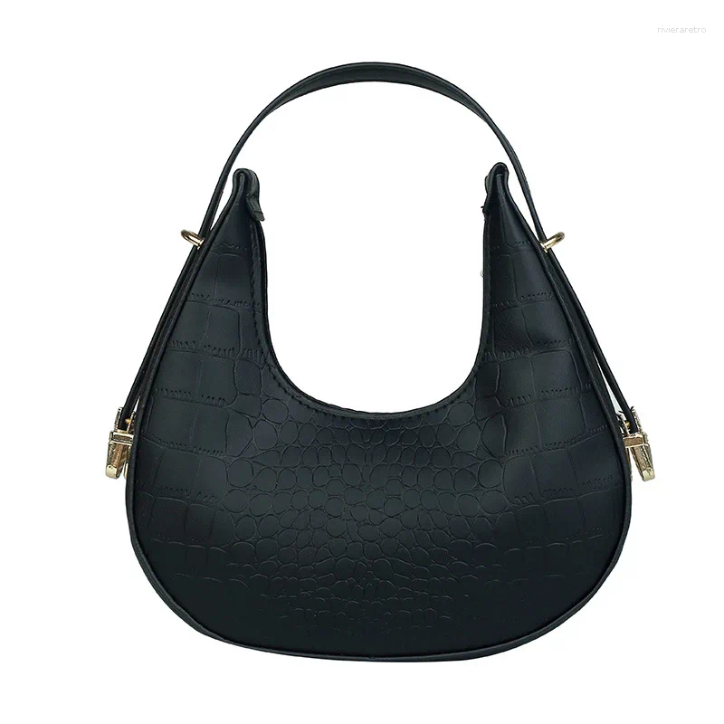 Totes Crescent-shaped Shoulder Bag For Women Fashion Underarm Designer Ladies Armpit Handbag Daily Use Phone Purse