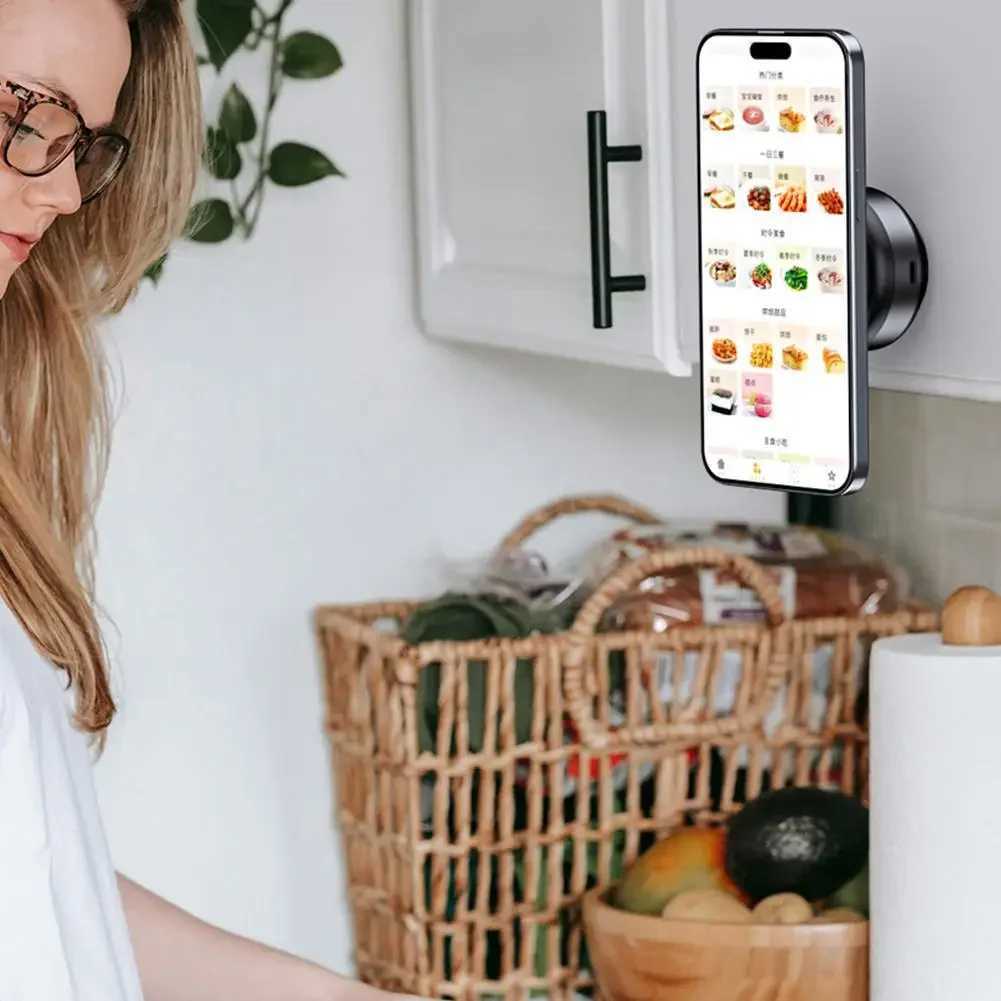 Cell Phone Mounts Holders Auto CZ07 Super Strong Dual Suction Cup Car Phone Bracket Holder Car Navigation Bracket Vacuum Adsorption Car Phone Accessor