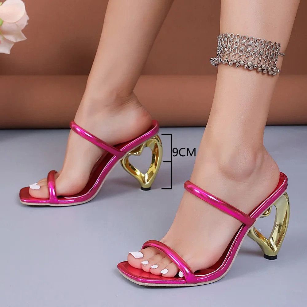 Women Shoes Summer Heels Women Fashion Color Shallow High Heels Sexy Pointed Toe Outdoor Casual Party Dress Women High Heels 250206