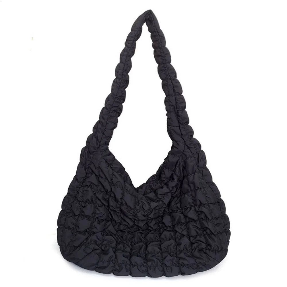 Fashion Pleated Cloud Womens Casual Simple and Versatile Large-capacity Crossbody Dumpling Shoulder Bag 250122