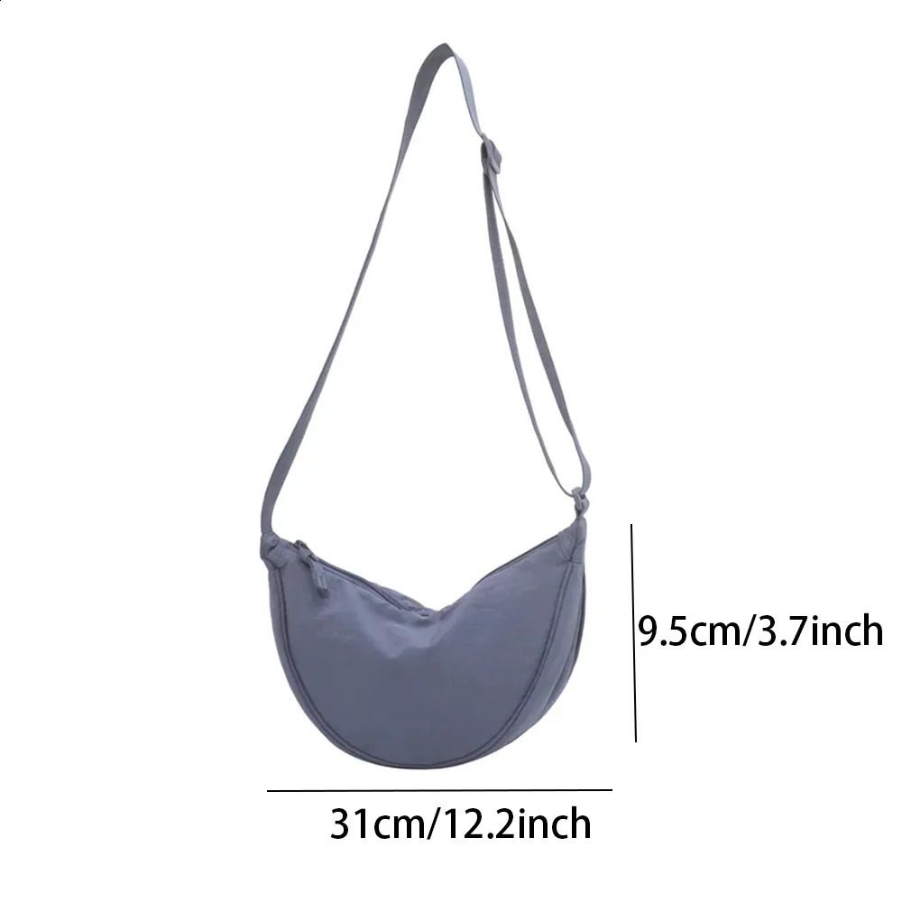 Casual Nylon Hobos Crossbody Bag for Women Shoulder Bags Large Capacity Tote Lady Travel Shopper Female Purses 2024 250121