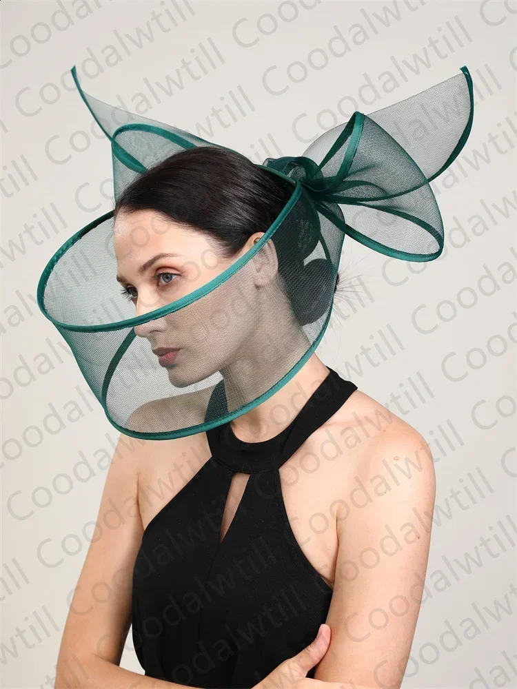 Black Fascinator Wedding Pillbox Hat Women Elegant Fascinator Hats Hair Clip Church Ladies Party Headpiece Fashion Headwear 250207