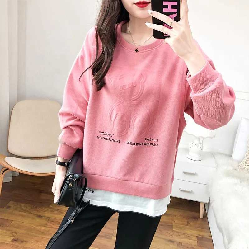 Spring and Autumn Breastfeeding Clothes Sweatshirt For Pregnant Women Nursing Mothers Hoodies Pregnancy Clothes Maternity Clothe W250207